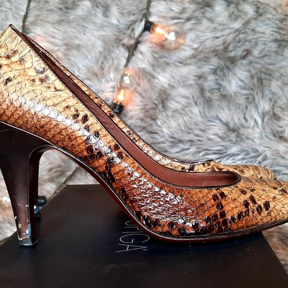 Via Spiga Python Heels 9.5 M WITH BOX - Picture 4 of 9